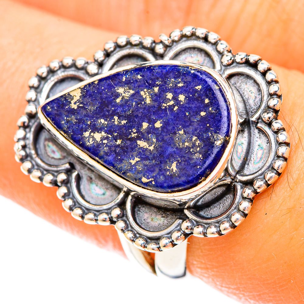 Lapis Lazuli Rings handcrafted by Ana Silver Co - RING120504
