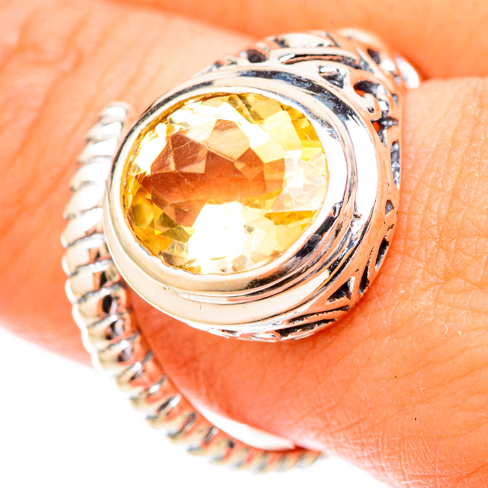 Citrine Rings handcrafted by Ana Silver Co - RING120513