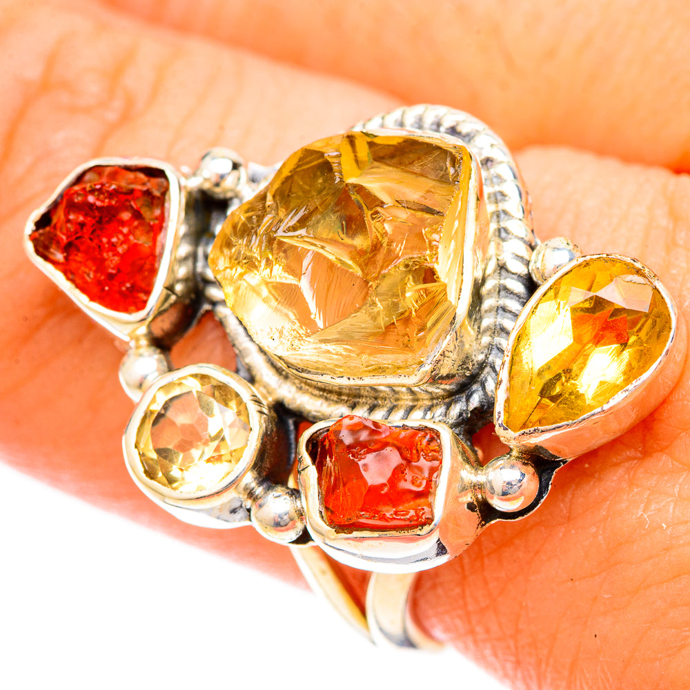 Citrine Rings handcrafted by Ana Silver Co - RING120514