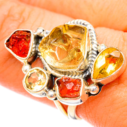 Citrine Rings handcrafted by Ana Silver Co - RING120514