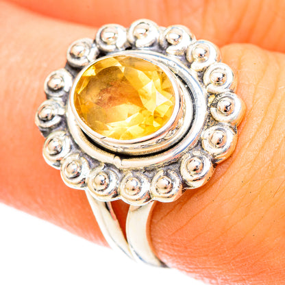 Citrine Rings handcrafted by Ana Silver Co - RING120515