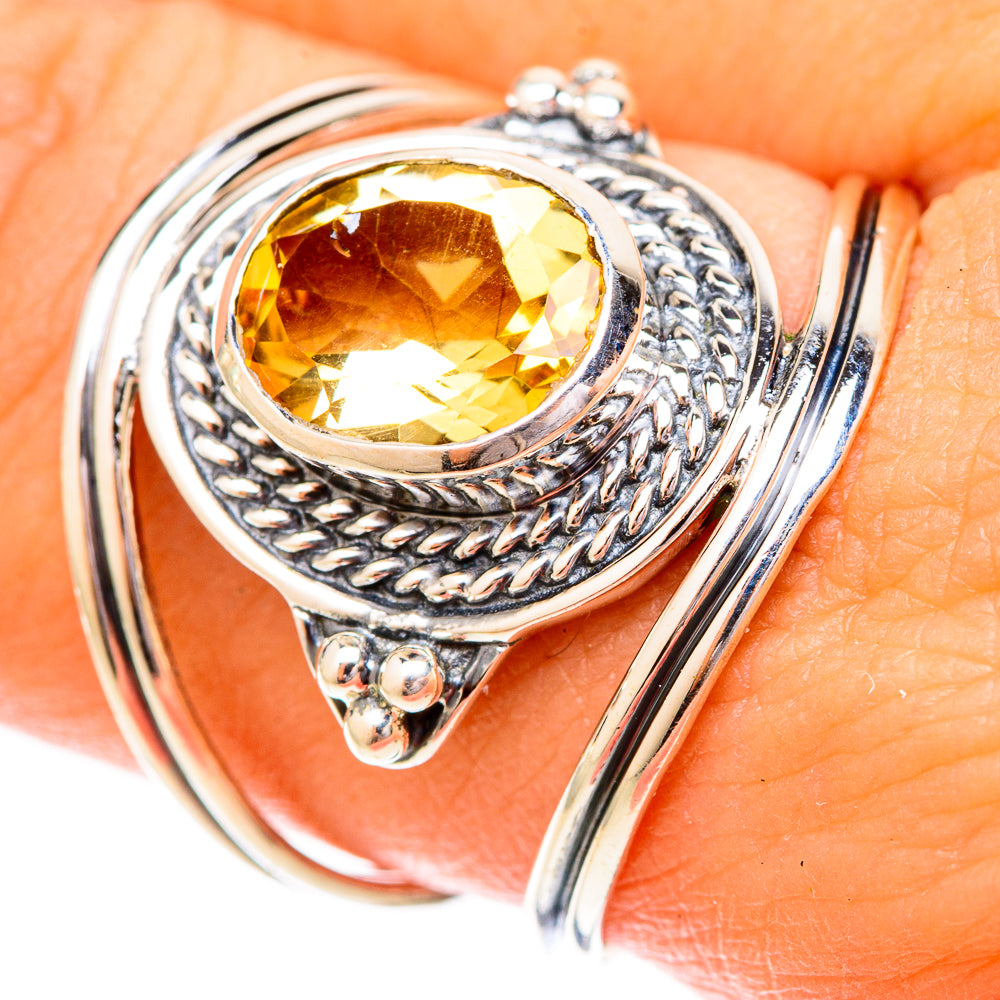 Citrine Rings handcrafted by Ana Silver Co - RING120516