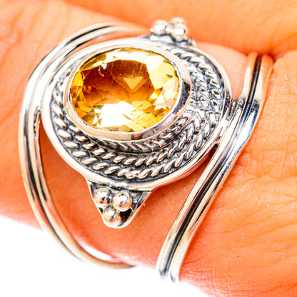 Citrine Rings handcrafted by Ana Silver Co - RING120516