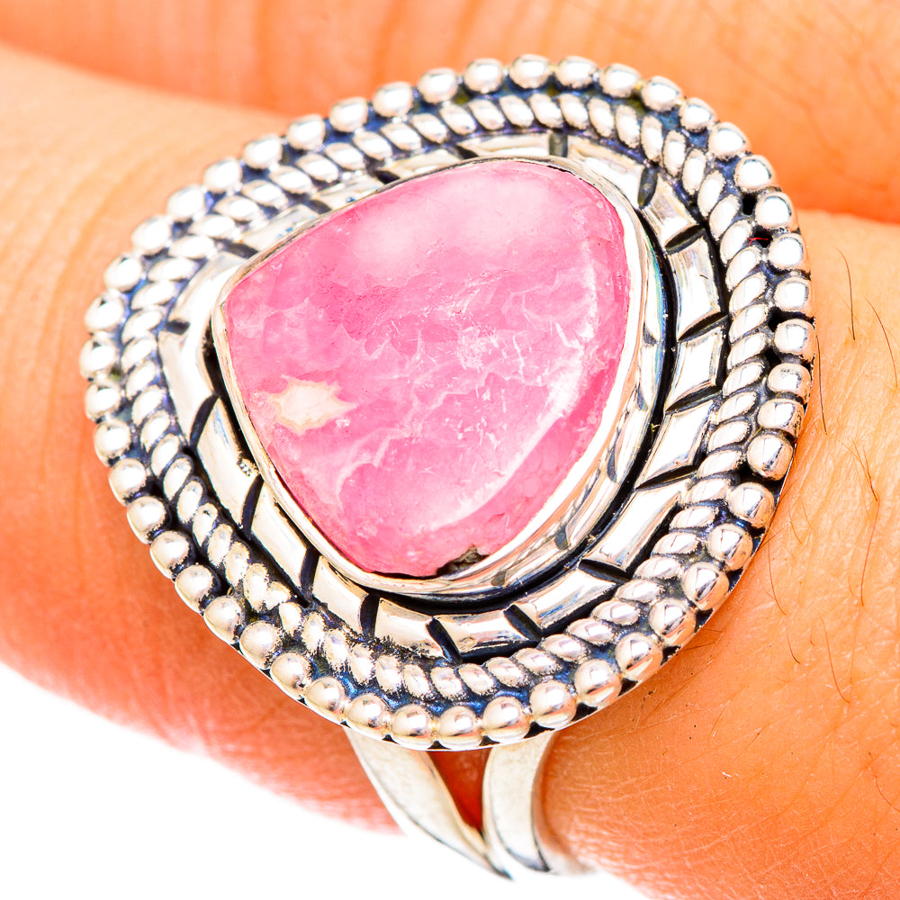 Rhodochrosite Rings handcrafted by Ana Silver Co - RING120517