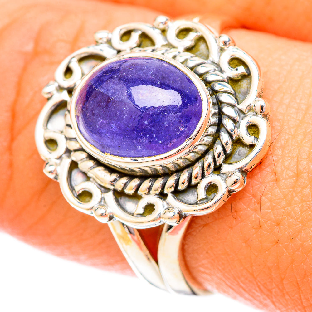 Tanzanite Rings handcrafted by Ana Silver Co - RING120523