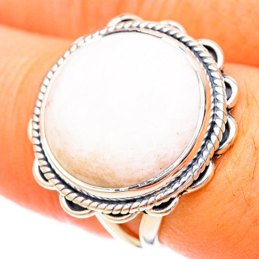 Scolecite Rings handcrafted by Ana Silver Co - RING120527