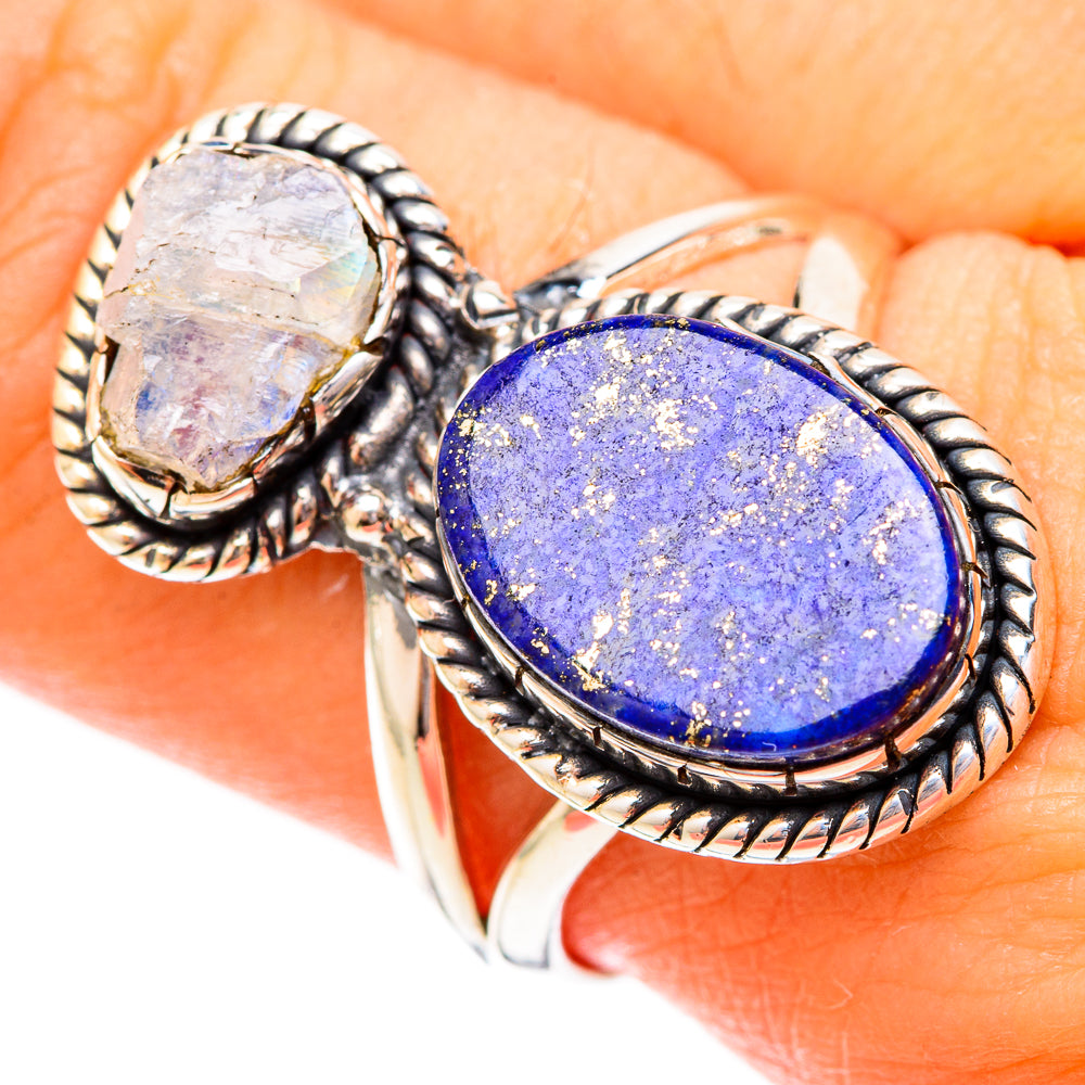 Lapis Lazuli Rings handcrafted by Ana Silver Co - RING120534