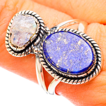 Lapis Lazuli Rings handcrafted by Ana Silver Co - RING120534
