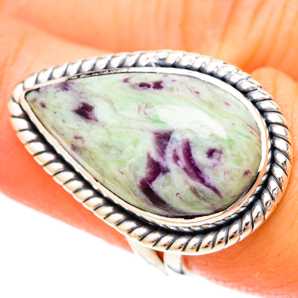 Charoite Rings handcrafted by Ana Silver Co - RING120544