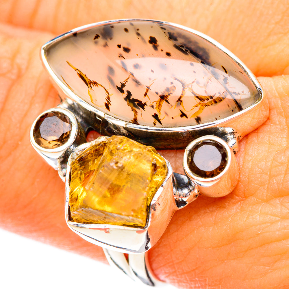Montana Agate Rings handcrafted by Ana Silver Co - RING120545