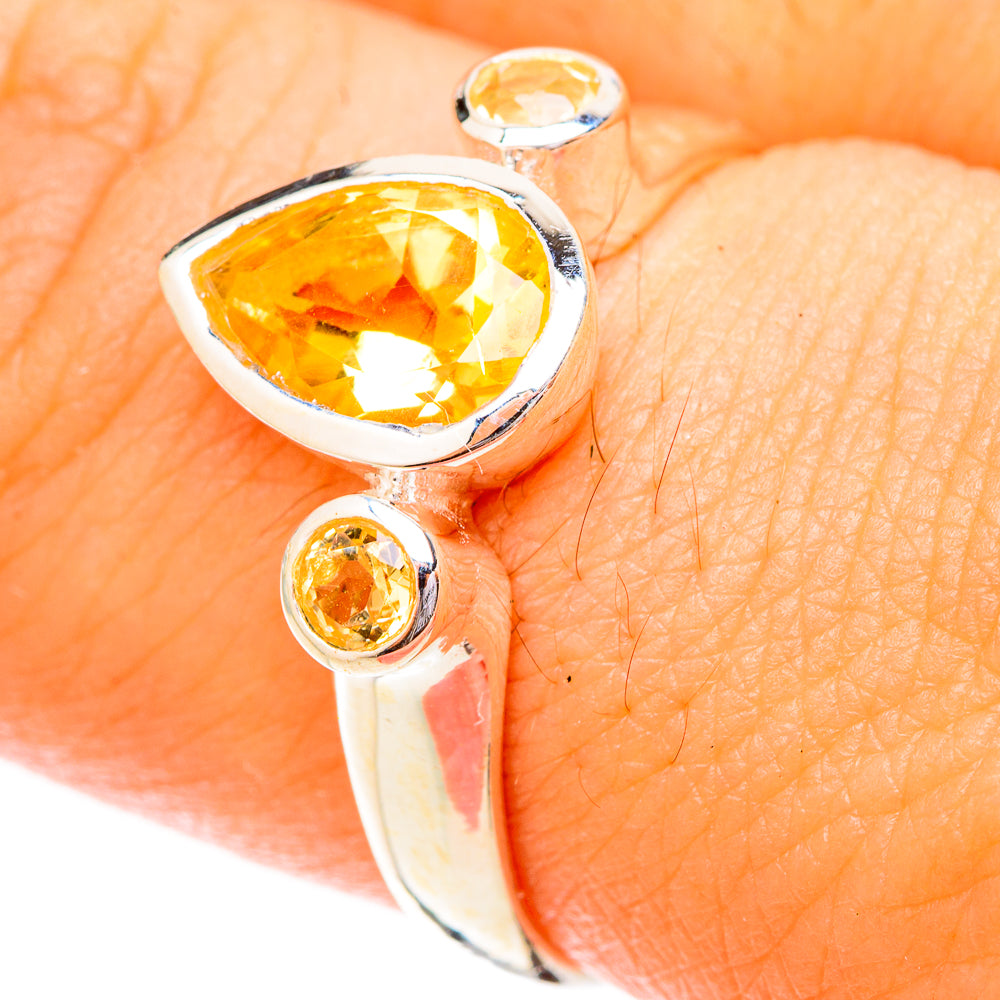 Citrine Rings handcrafted by Ana Silver Co - RING120547