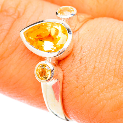 Citrine Rings handcrafted by Ana Silver Co - RING120547