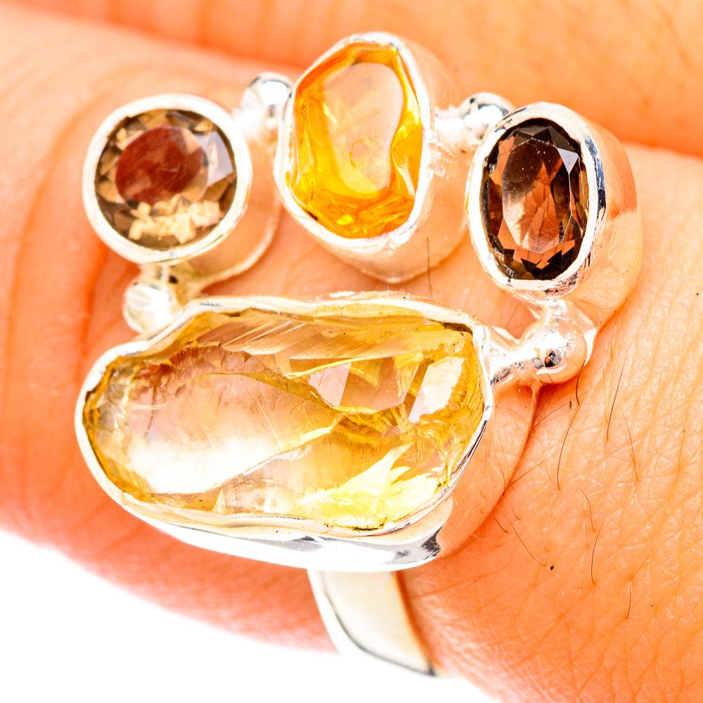 Citrine Rings handcrafted by Ana Silver Co - RING120548