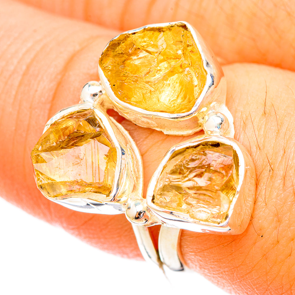 Citrine Rings handcrafted by Ana Silver Co - RING120549