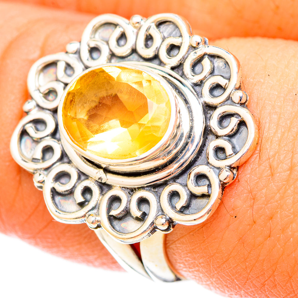 Citrine Rings handcrafted by Ana Silver Co - RING120550