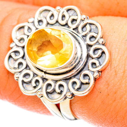 Citrine Rings handcrafted by Ana Silver Co - RING120550