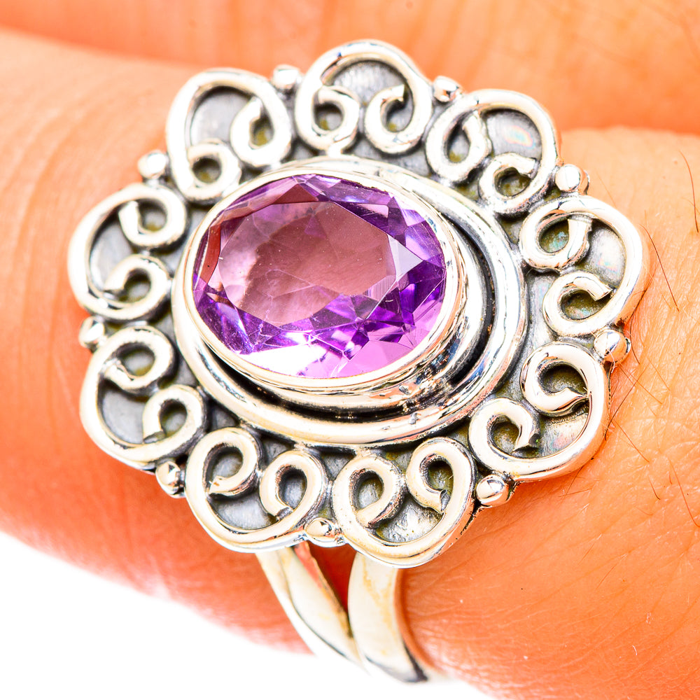 Amethyst Rings handcrafted by Ana Silver Co - RING120556