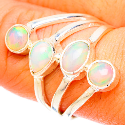 Ethiopian Opal Rings handcrafted by Ana Silver Co - RING120564