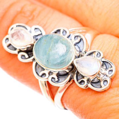 Aquamarine Rings handcrafted by Ana Silver Co - RING120566