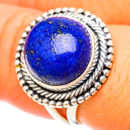 Lapis Lazuli Rings handcrafted by Ana Silver Co - RING120568
