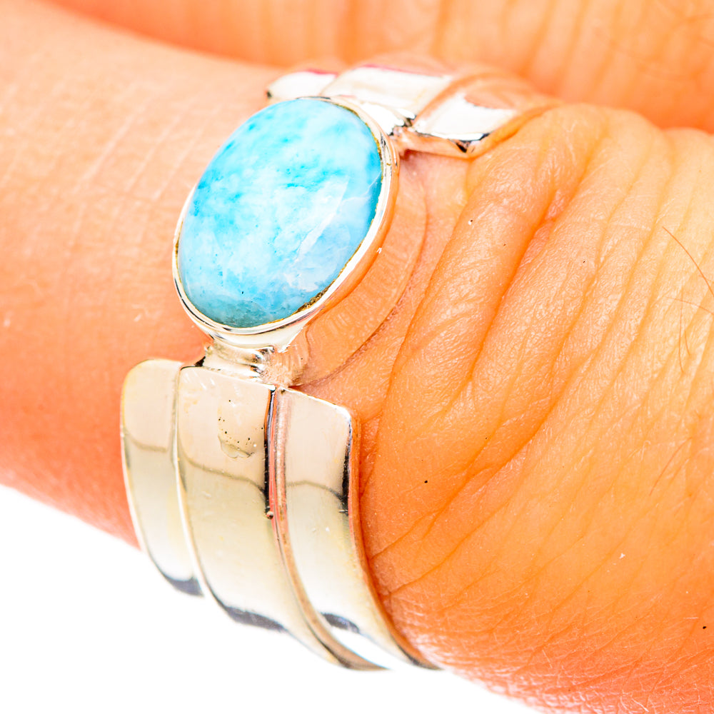 Larimar Rings handcrafted by Ana Silver Co - RING120569
