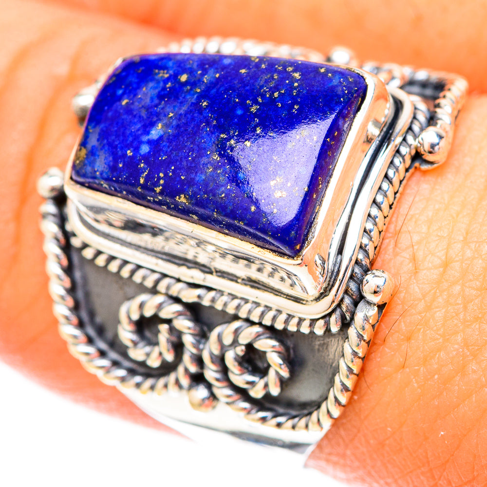 Lapis Lazuli Rings handcrafted by Ana Silver Co - RING120570