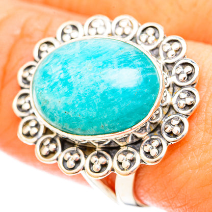 Amazonite Rings handcrafted by Ana Silver Co - RING120575