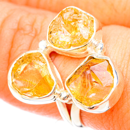 Citrine Rings handcrafted by Ana Silver Co - RING120580