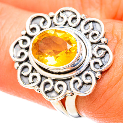 Citrine Rings handcrafted by Ana Silver Co - RING120581