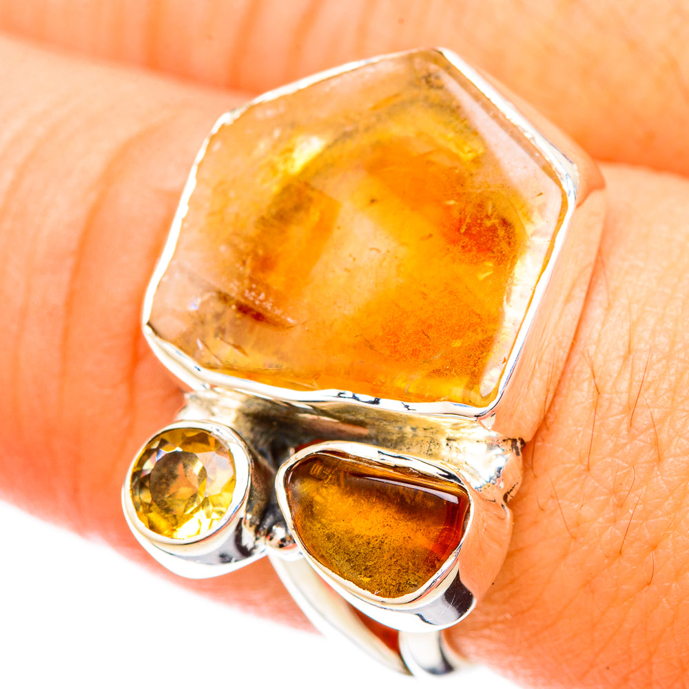 Citrine Rings handcrafted by Ana Silver Co - RING120582