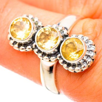 Citrine Rings handcrafted by Ana Silver Co - RING120583