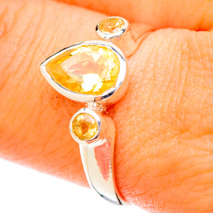 Citrine Rings handcrafted by Ana Silver Co - RING120611