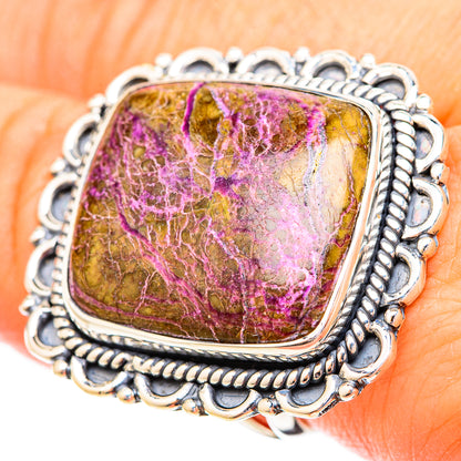 Stichtite Rings handcrafted by Ana Silver Co - RING120619
