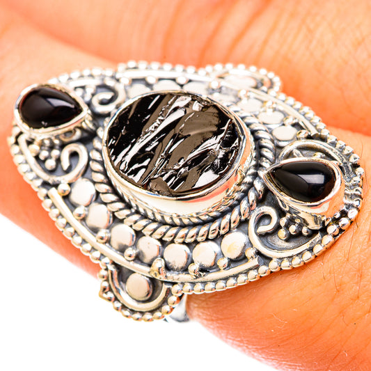 Shungite Rings handcrafted by Ana Silver Co - RING120627