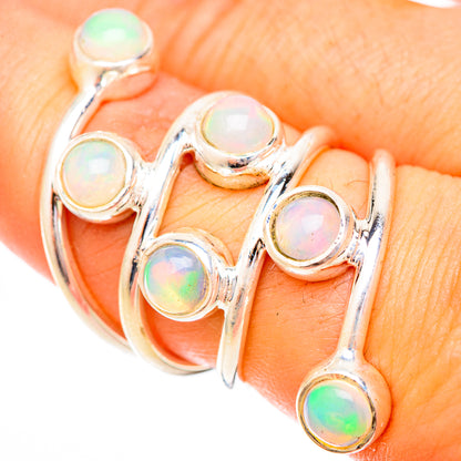 Ethiopian Opal Rings handcrafted by Ana Silver Co - RING120639