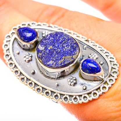 Lapis Lazuli Rings handcrafted by Ana Silver Co - RING120641