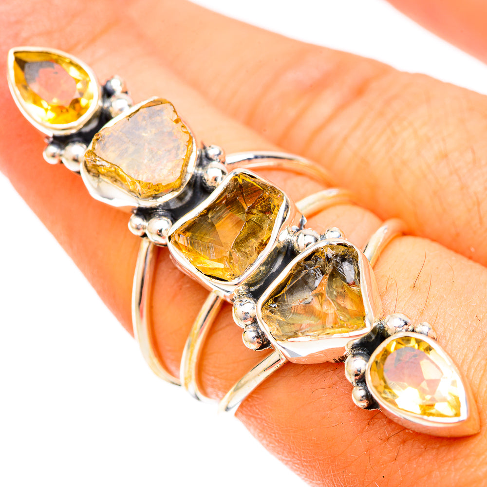 Citrine Rings handcrafted by Ana Silver Co - RING120664