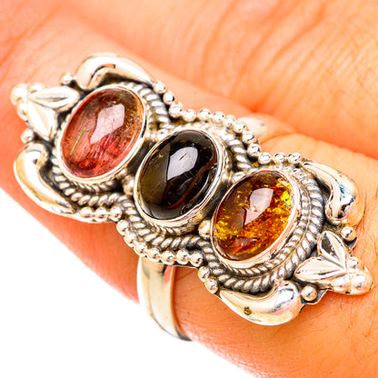 Tourmaline Rings handcrafted by Ana Silver Co - RING120682