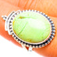 Lemon Chrysoprase Rings handcrafted by Ana Silver Co - RING120693