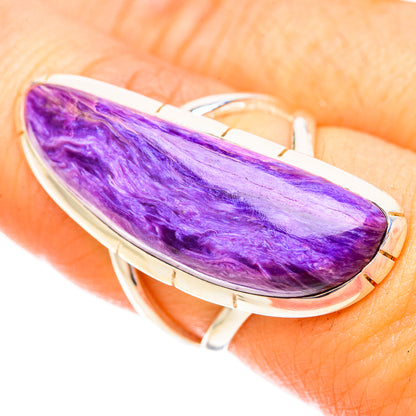 Charoite Rings handcrafted by Ana Silver Co - RING120708