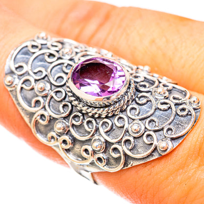Amethyst Rings handcrafted by Ana Silver Co - RING120709