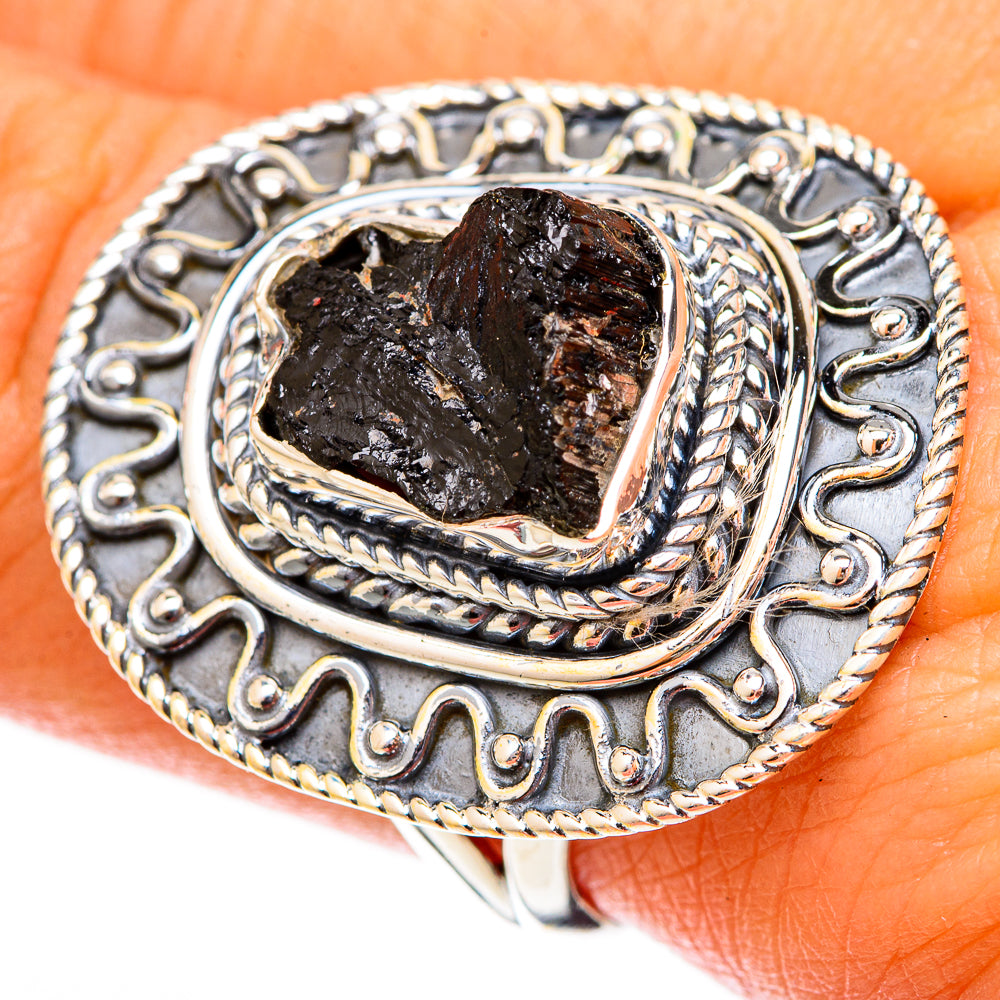 Shungite Rings handcrafted by Ana Silver Co - RING120712