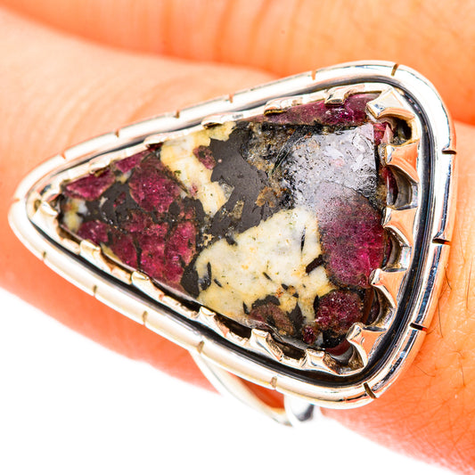 Russian Eudialyte Rings handcrafted by Ana Silver Co - RING120717