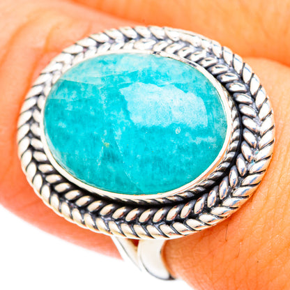 Amazonite Rings handcrafted by Ana Silver Co - RING120733