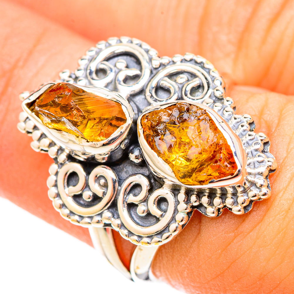 Citrine Rings handcrafted by Ana Silver Co - RING120739