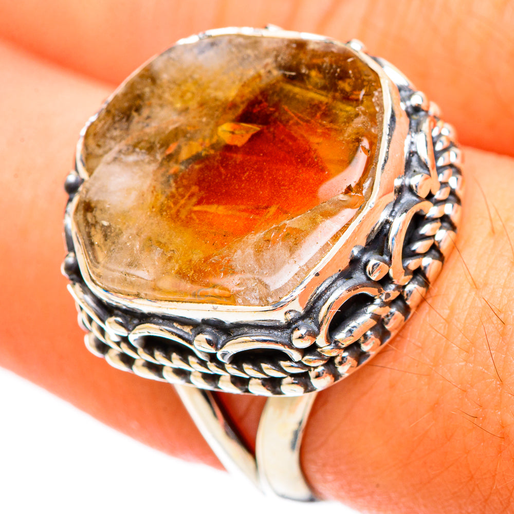 Citrine Rings handcrafted by Ana Silver Co - RING120740
