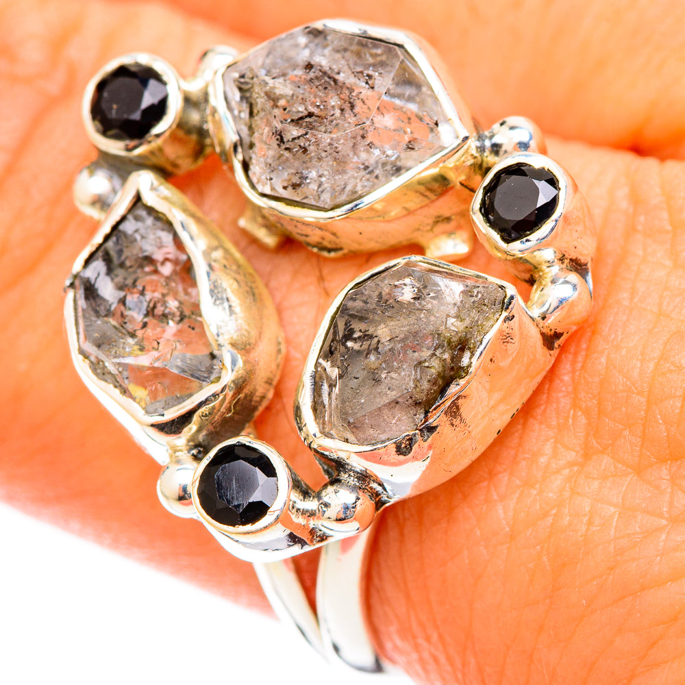 Herkimer Diamond Rings handcrafted by Ana Silver Co - RING120748