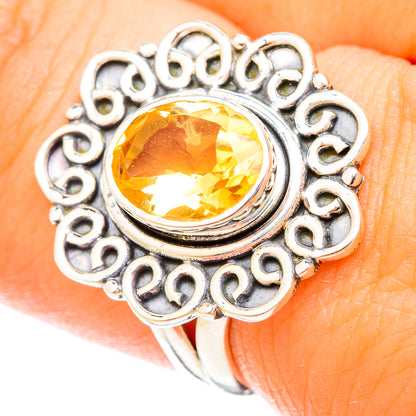 Citrine Rings handcrafted by Ana Silver Co - RING120774