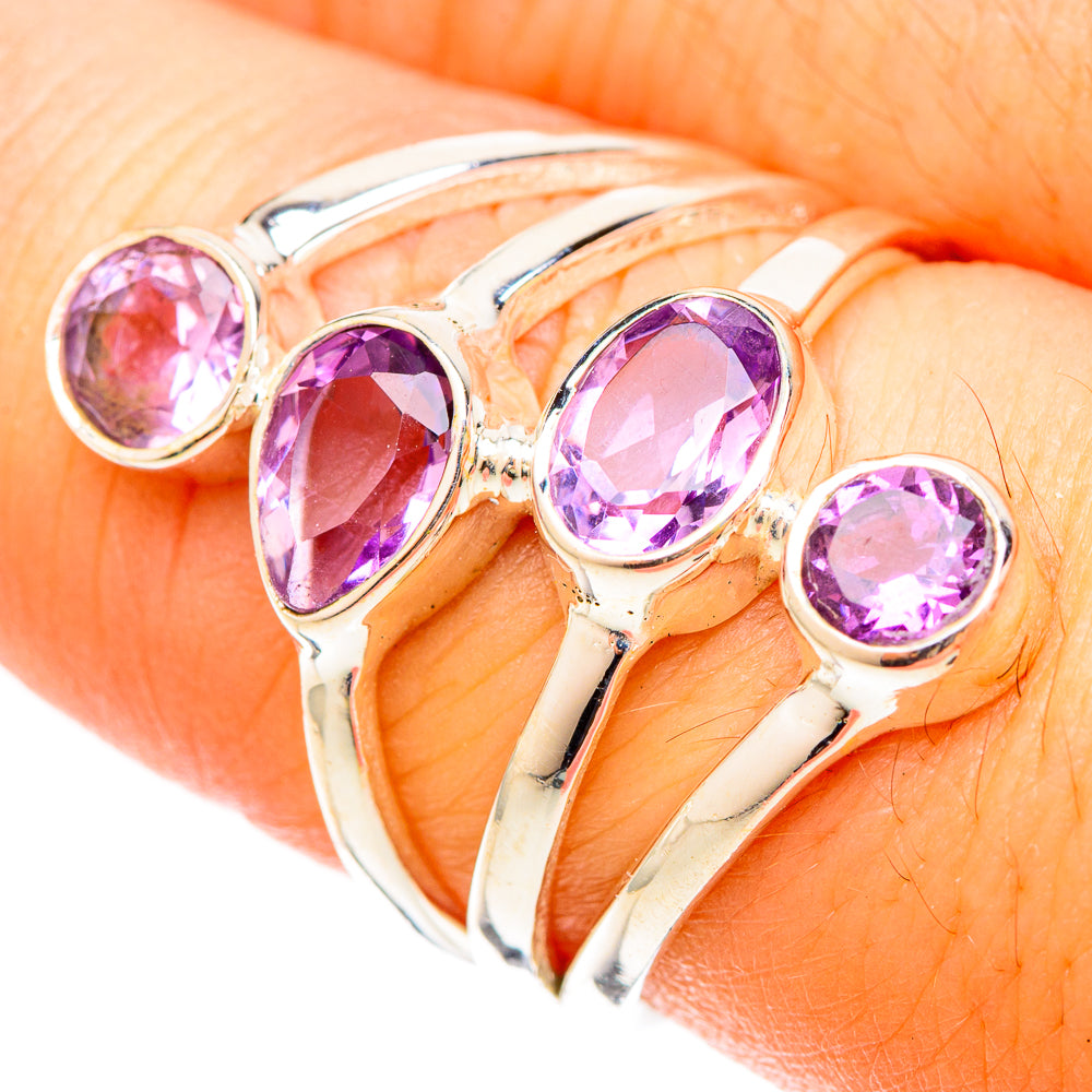 Amethyst Rings handcrafted by Ana Silver Co - RING120778