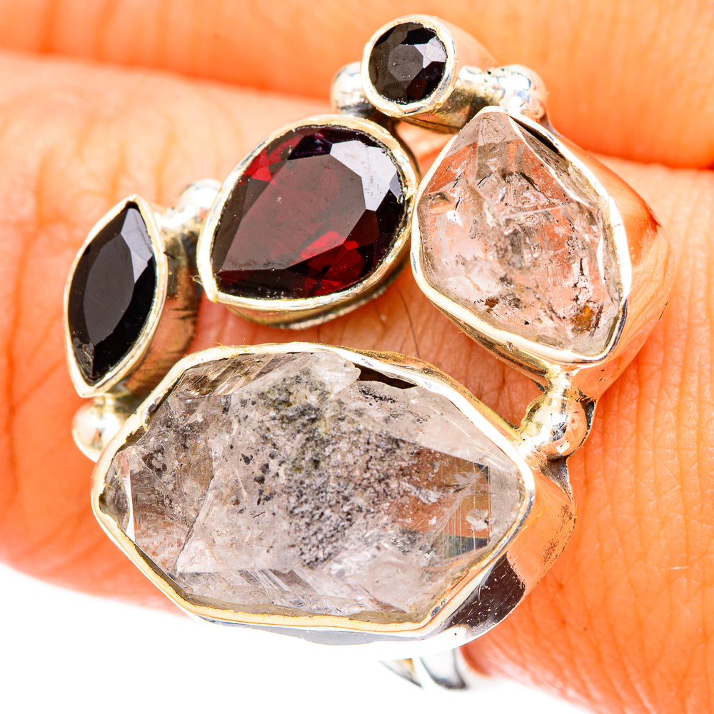 Herkimer Diamond Rings handcrafted by Ana Silver Co - RING120780